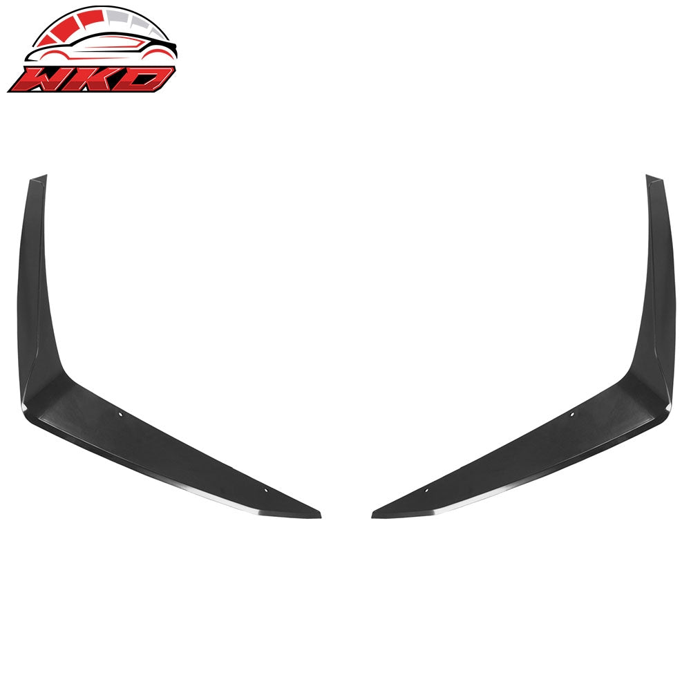 2014-24 Chevrolet Camaro ZL1 Style Front Bumper Side Splitter Canards ABS 2PC | Wholesale