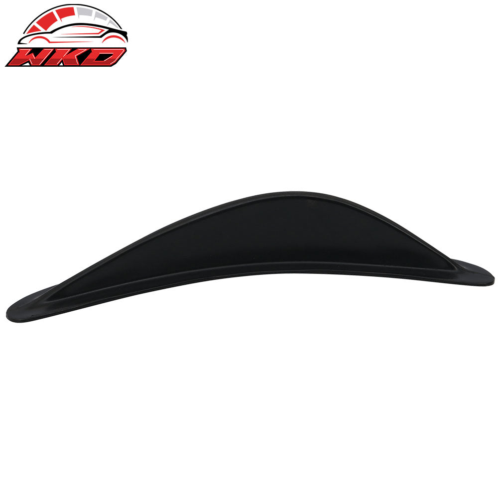 Universal WRC Style Canards Front Bumper Lip Splitter Spats 2 Piece Set PU