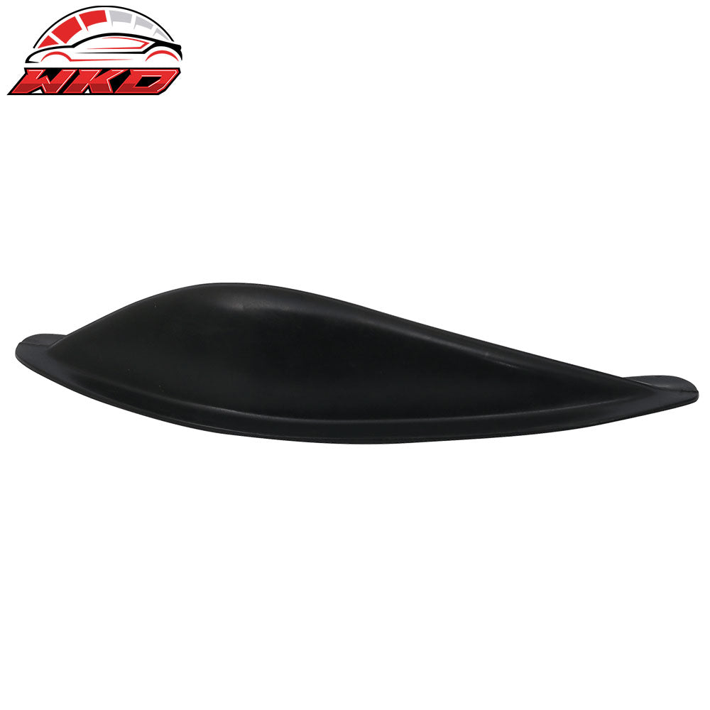 Universal WRC Style Canards Front Bumper Lip Splitter Spats 2 Piece Set PU
