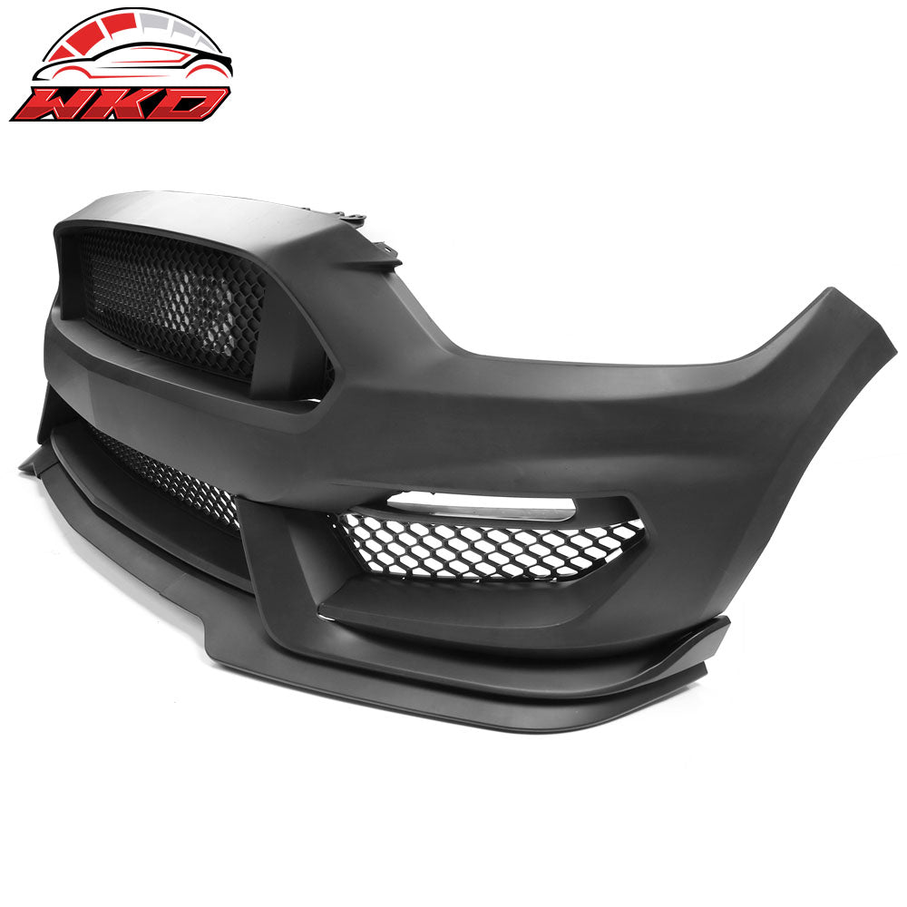 Painted Fits 15-17 For Ford Mustang GT350 Style Bumper Conversion PP OE Material