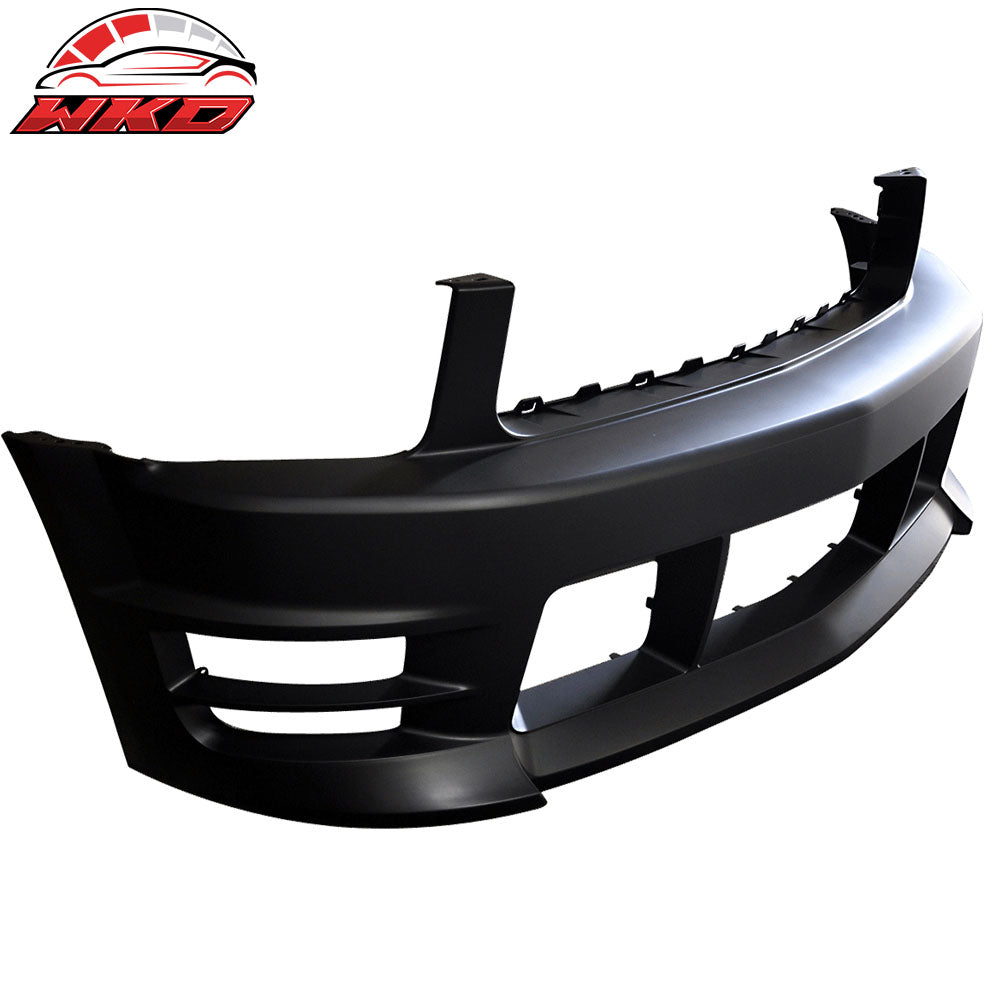 Fits 05-09 Ford Mustang Base V6 Racer Style Front Bumper Cover Conversion Kit PP