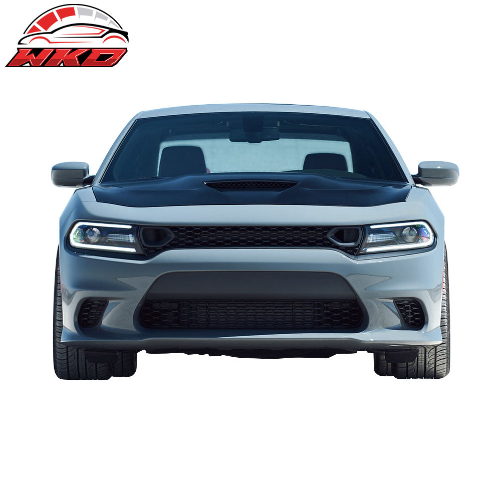 Fits 15-23 Dodge Charger Scat Pack SRT 392 Hellcat Front Bumper Cover Conversion