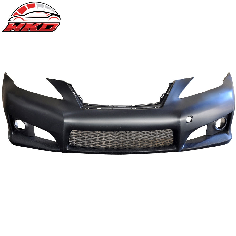 06-08 IS250 IS350 ISF Style Front Bumper Conversion No PDC w Foglight PP | Wholesale