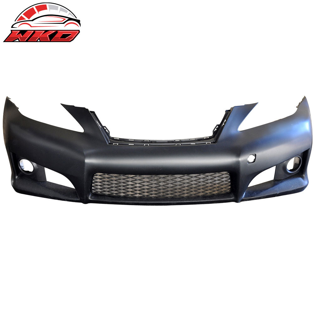 06-08 IS250 IS350 ISF Style Front Bumper Conversion No PDC w Foglight PP | Wholesale
