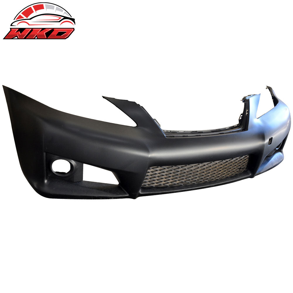 Fits 06-08 IS250 IS350 ISF Style Front Bumper Conversion No PDC w Foglight PP