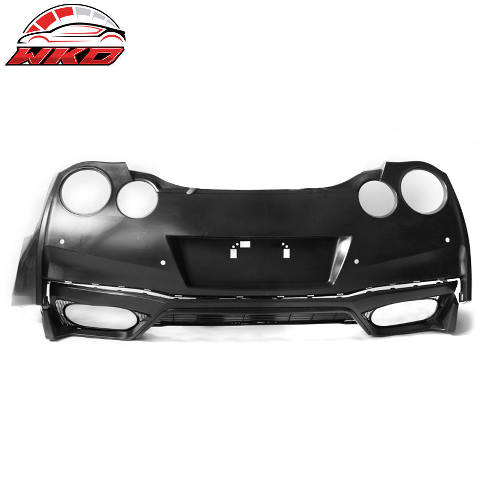 Fits 09-24 Nissan GTR R35 OE Factory Style Rear Bumper Cover + Tail Lights 2PC