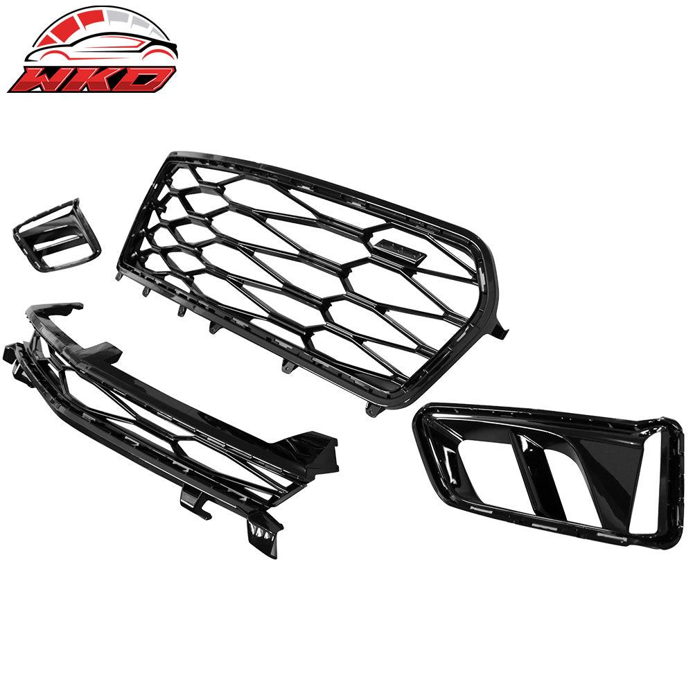 Fits 16-18 Chevy Camaro ZL1 Style Front Bumper Cover Conversion w/ DRL Fog Light