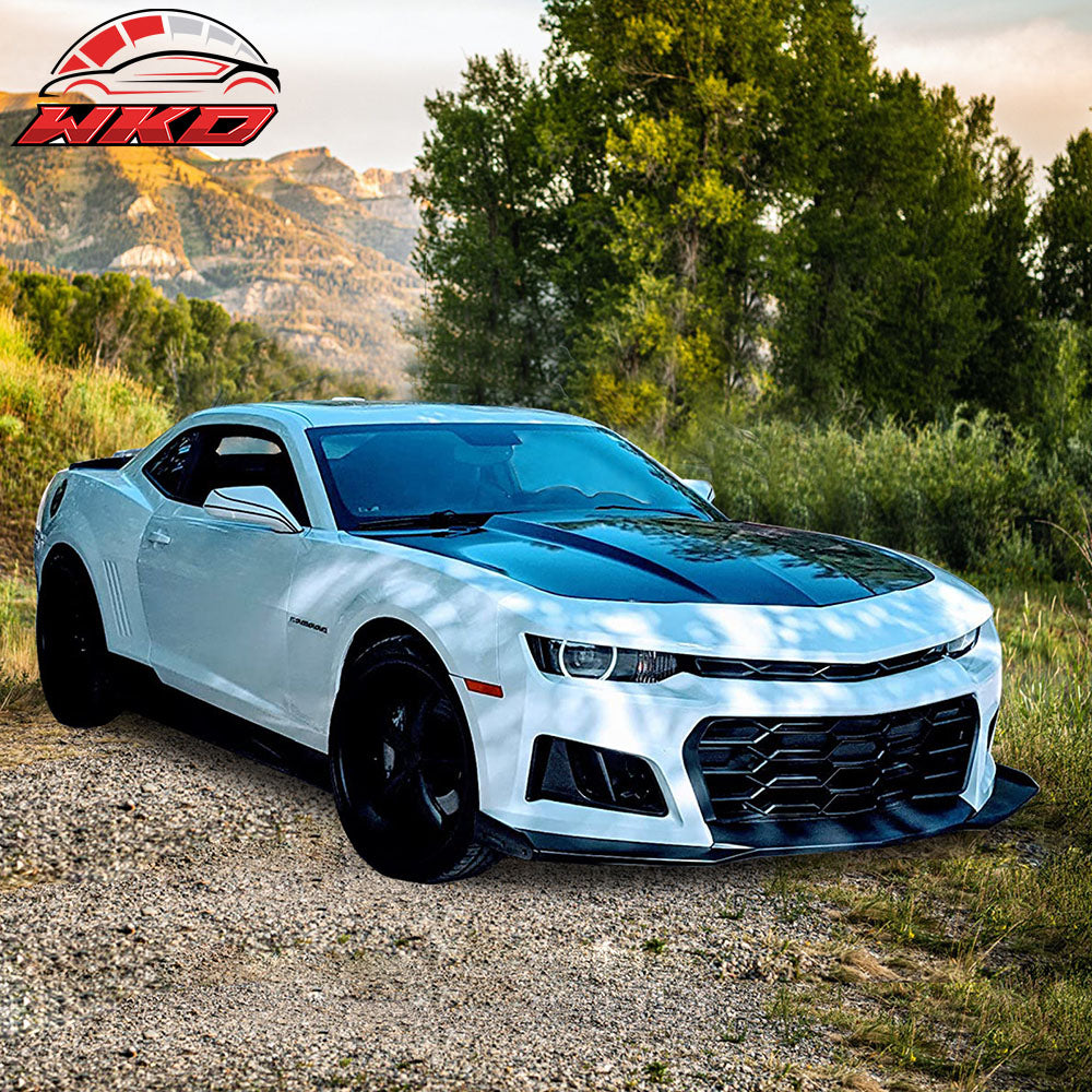 Fit 14-15 Chevy Camaro 5TH to 6TH Gen 1LE Style PP Front Bumper Cover Conversion