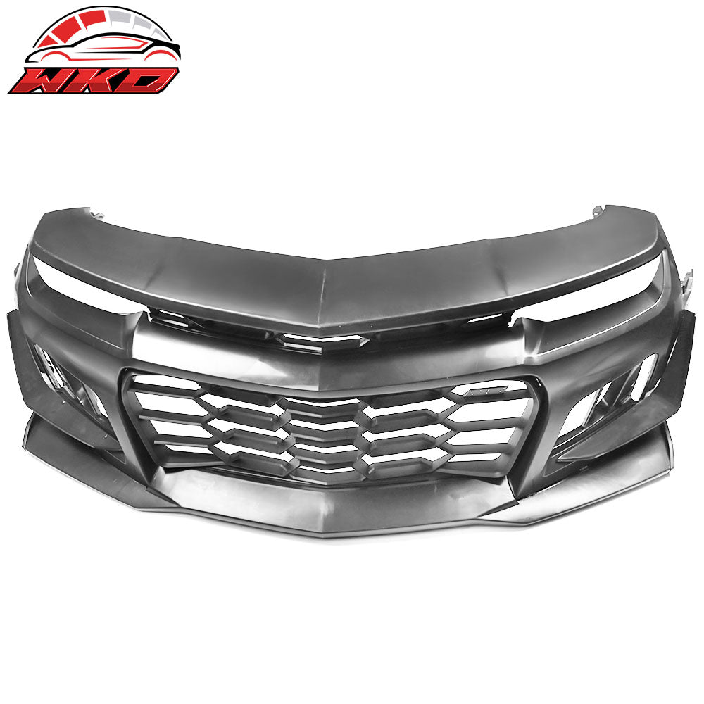 Fit 14-15 Chevy Camaro 5TH to 6TH Gen 1LE Style PP Front Bumper Cover Conversion