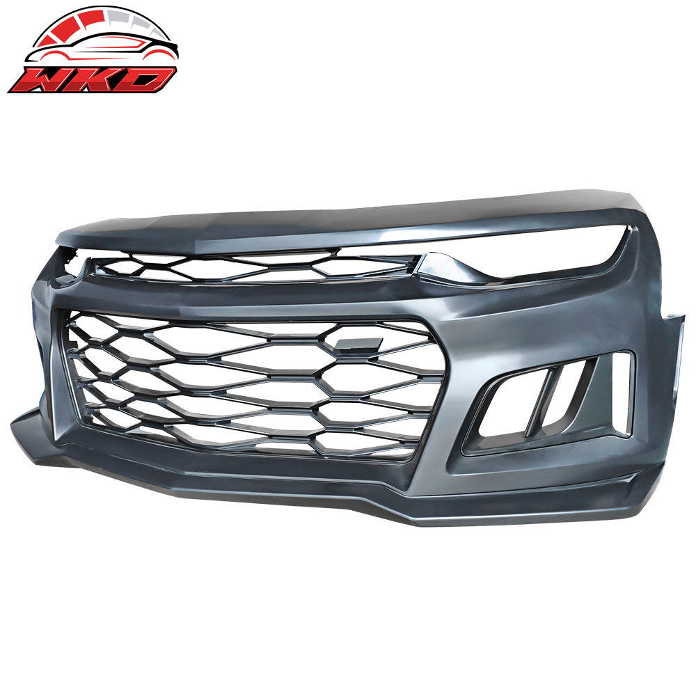 Fits 19-24 Chevy Camaro ZL1 Style Front Bumper Cover Conversion Guard Unpainted