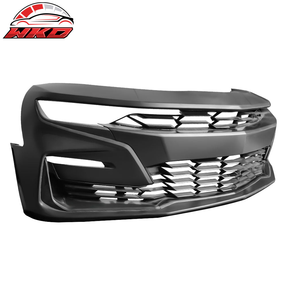 Fits 19-24 Chevrolet Camaro SS Style Unpainted PP Front Bumper Cover Conversion