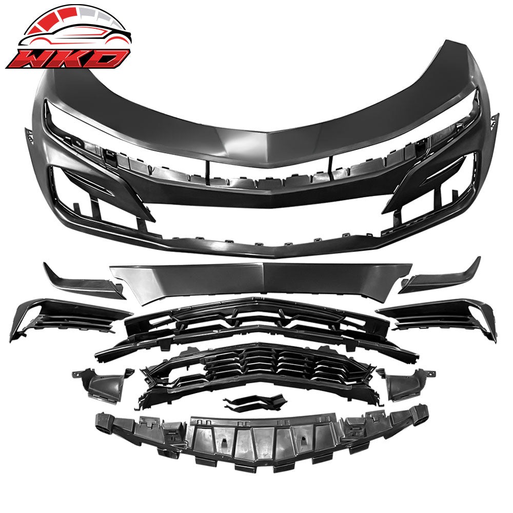 Fits 19-24 Chevrolet Camaro SS Style Unpainted PP Front Bumper Cover Conversion