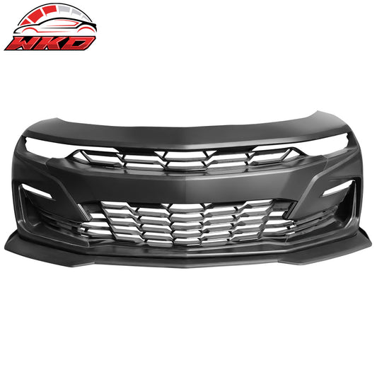 2019-24 Chevy Camaro SS Style PP Front Bumper W/Matte Black Front Bumper Lip | Wholesale