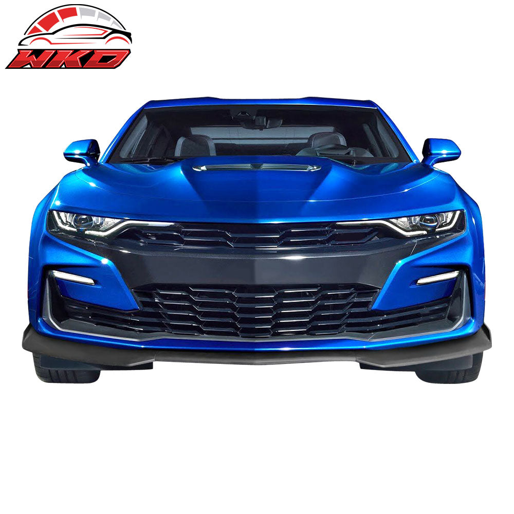 Fits 19-24 Chevy Camaro SS Style PP Front Bumper W/Matte Black Front Bumper Lip