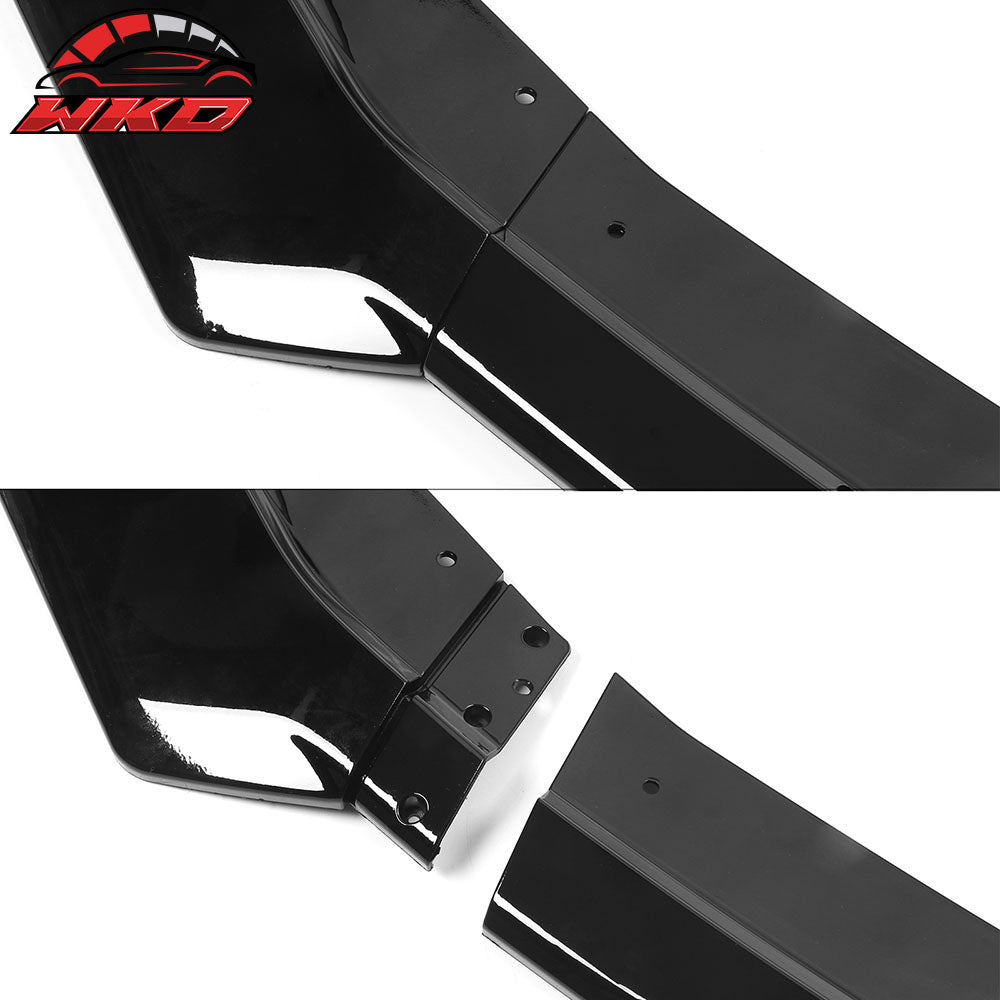 Fits 19-24 Chevy Camaro SS Style PP Front Bumper Cover W/Gloss Black Front Lip