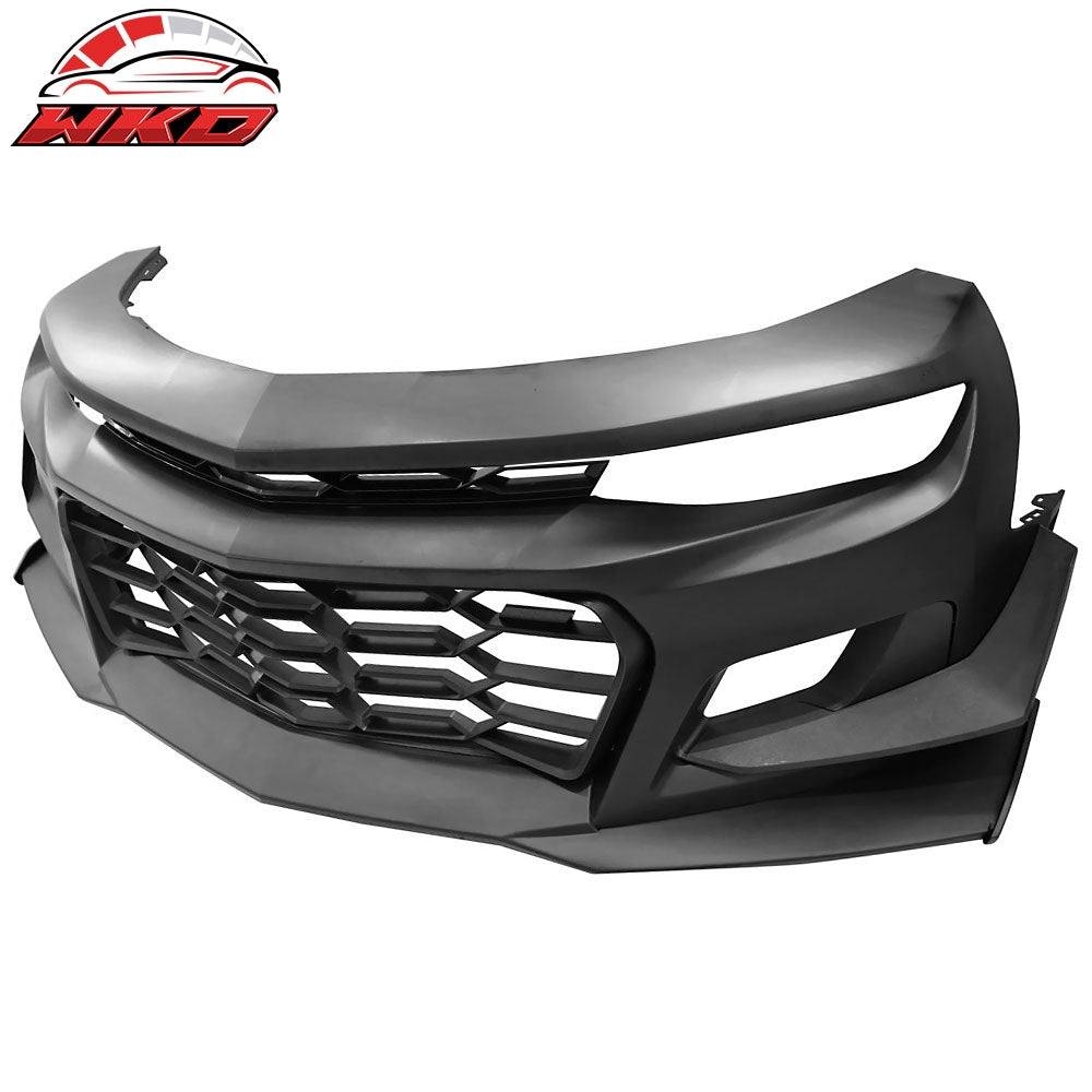 Fits 19-24 Chevy Camaro 1LE Style Unpainted Front Bumper Cover Conversion Guard