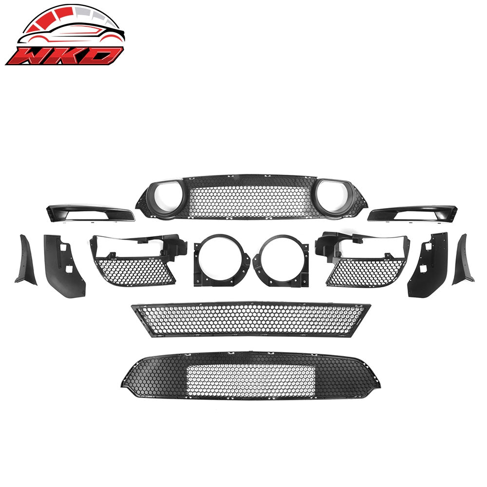 Fits 13-14 Ford Mustang Base & GT Front Bumper Cover Conversion PP GT500 Style