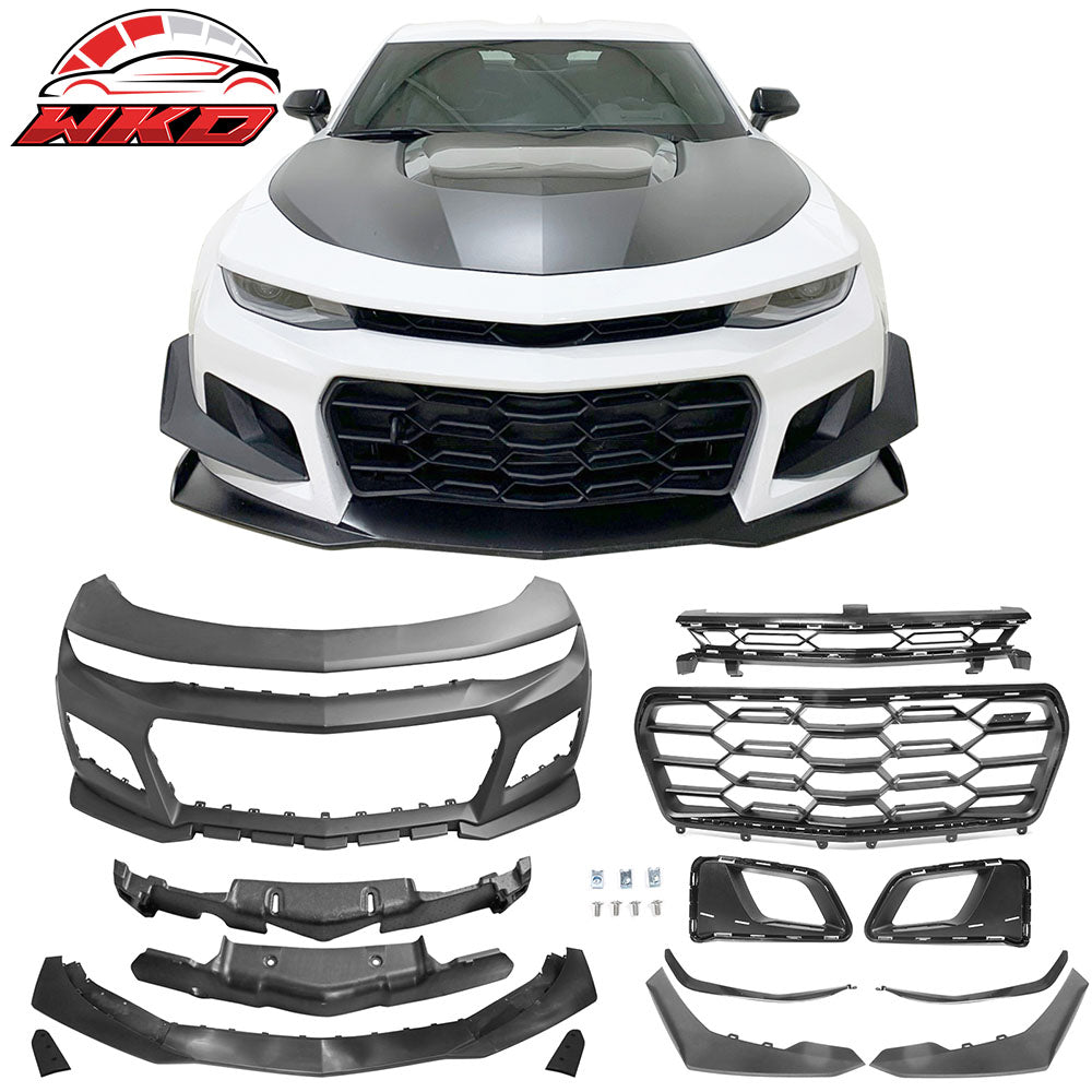 Fits 19-24 Chevrolet Camaro LS LT1 Front Bumper Conversion Cover ZL1 1LE Style