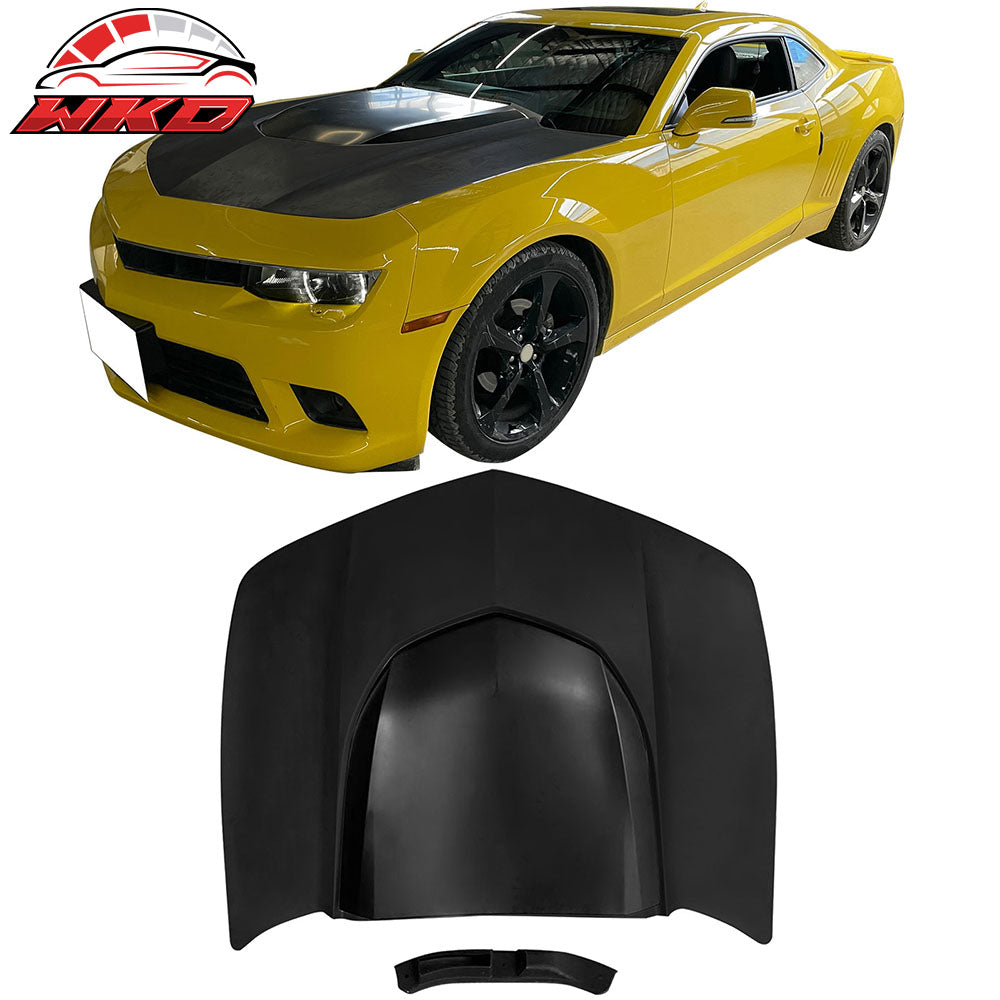 Fits 14-15 Chevy Camaro 1LE Style Front Bumper Conversion + Aluminum Hood Cover