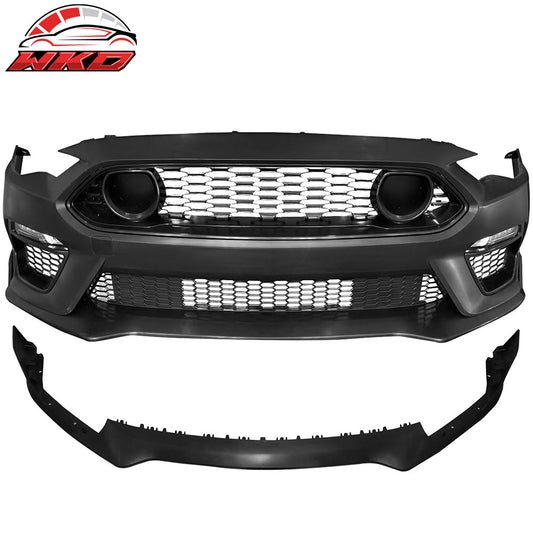18-23 Ford Mustang Mach 1 Style PP Front Bumper Cover Conversion Unpainted | Wholesale