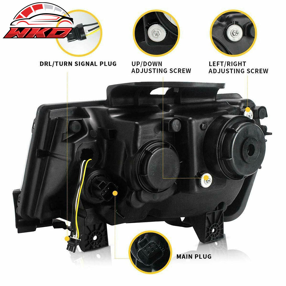 Fit 14-15 Chevy Camaro 5th to 6th Gen 1LE Style Front Bumper Cover w/ Headlights