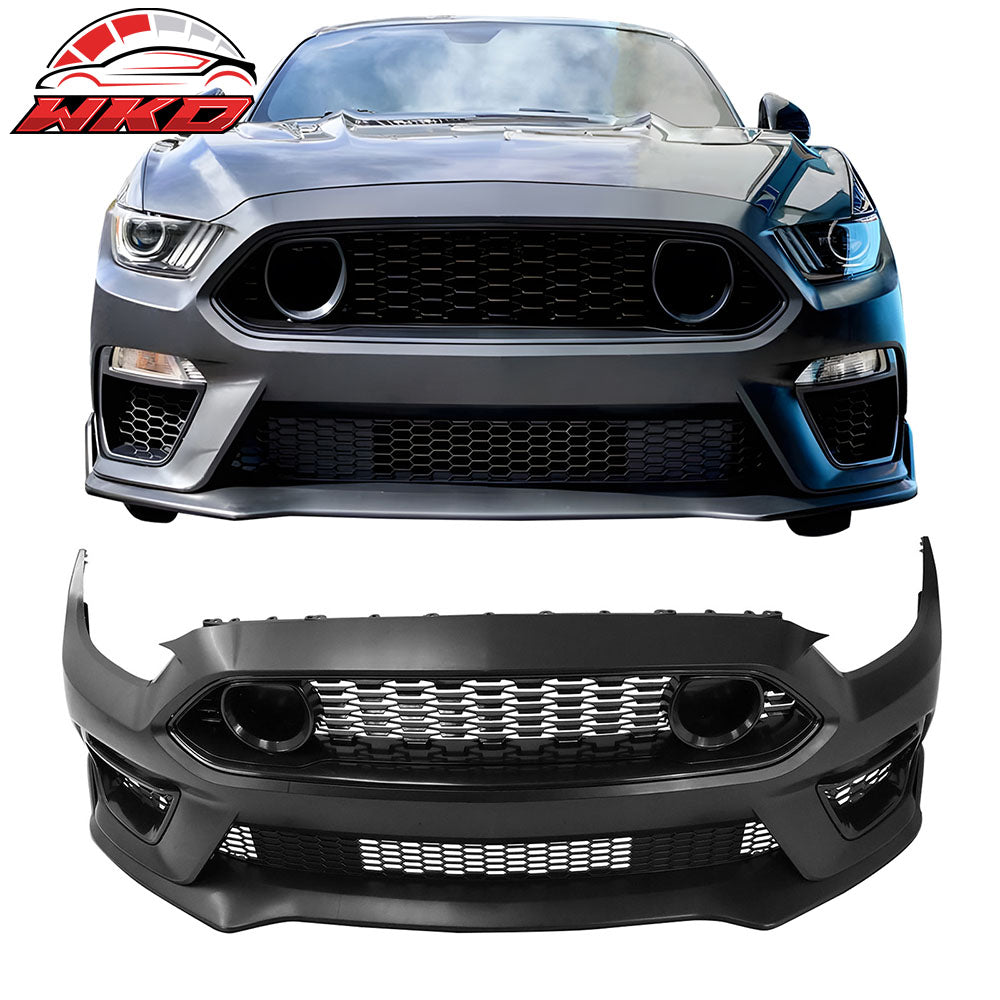 Fits 15-17 Ford Mustang EcoBoost GT Front Bumper Cover Mach 1 Style Conversion