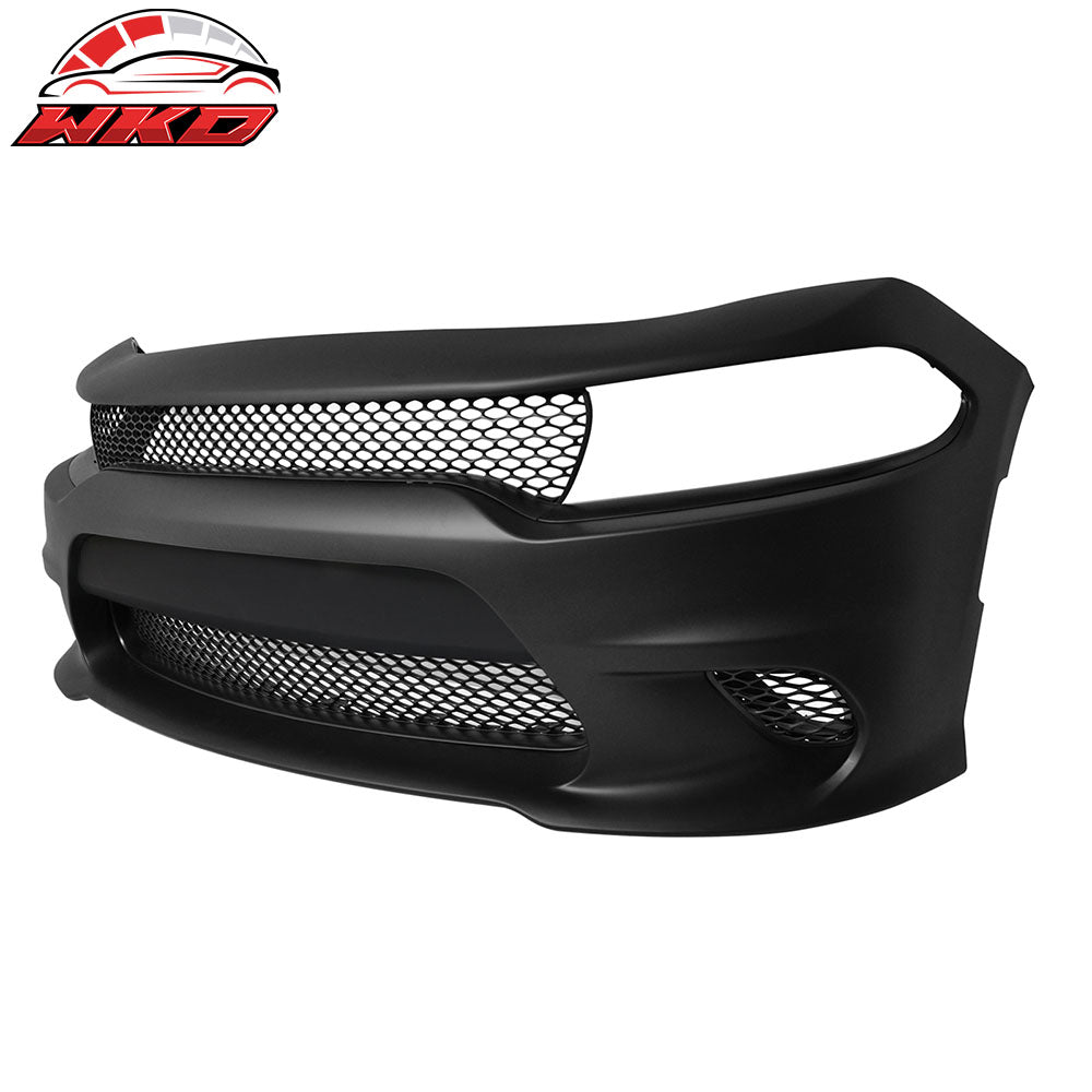 For 15-23 Charger Sedan 15 SRT Hellcat Style Front Bumper Conversion Replacement