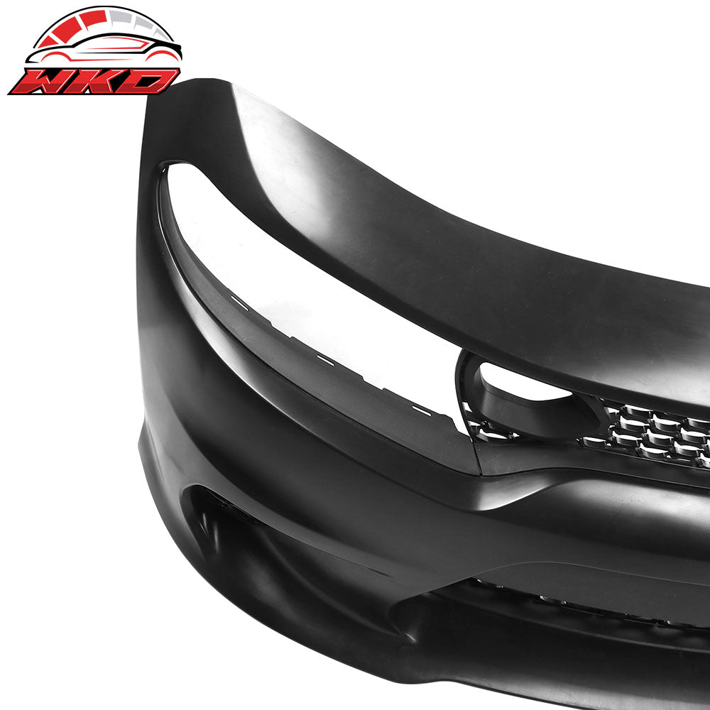 Fits 15-23 Charger SXT RT 19 SRT Hellcat Bumper Conversion W/ Fascia Applique PP