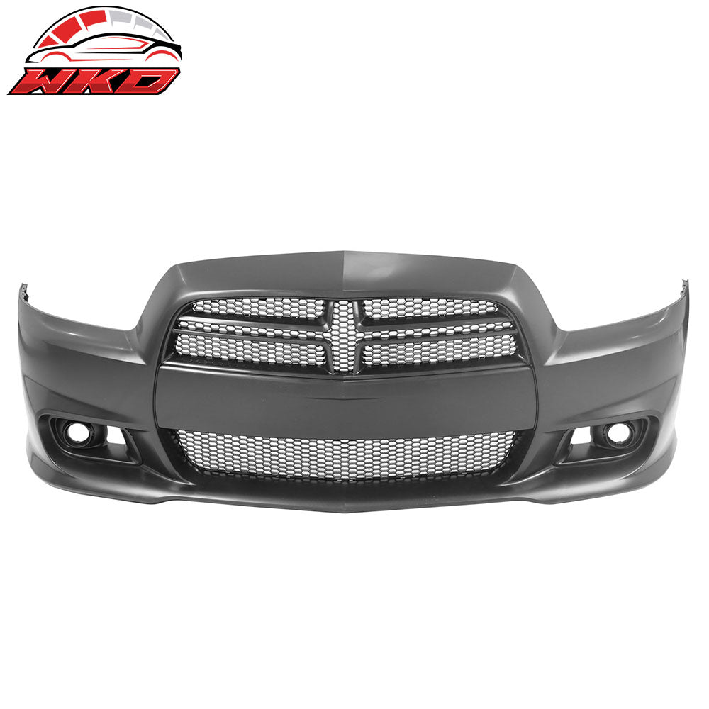 2011-14 Dodge Charger SRT8 Front Bumper Cover Conversion + Grilles W/O ACC PP | Wholesale