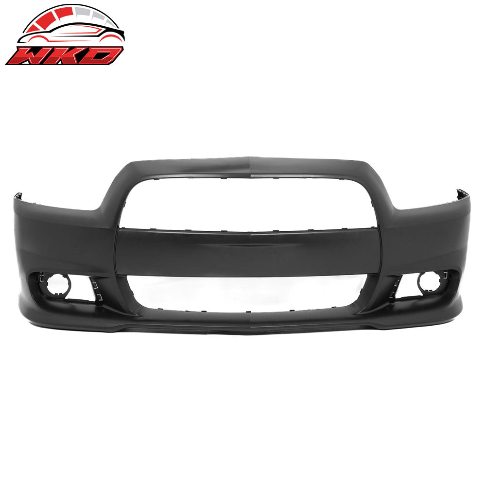 Fits 11-14 Dodge Charger SRT8 Front Bumper Cover Conversion + Grilles W/O ACC PP