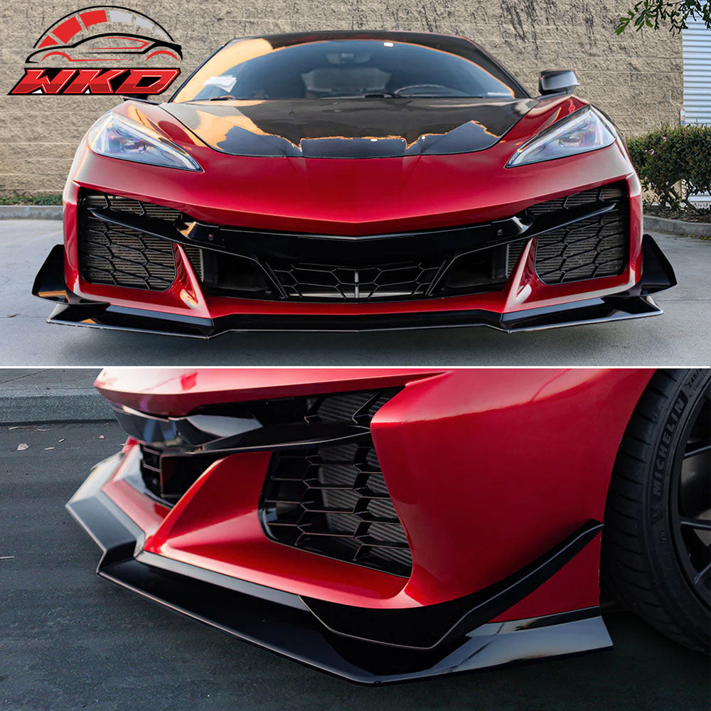 Fits 20-25 Chevy Corvette Front Bumper Cover Z06 Z07 Style Conversion Unpainted