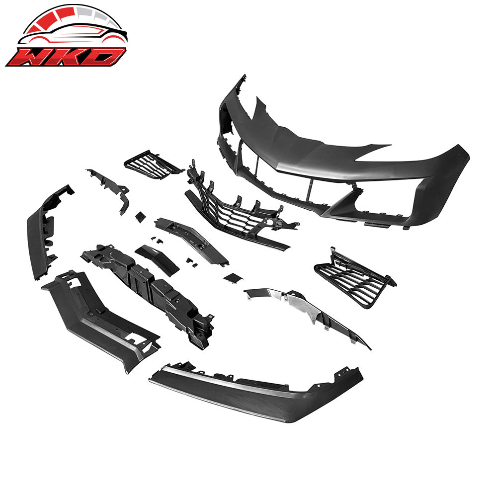 Fits 20-25 Chevy Corvette Front Bumper Cover E-RAY Style Conversion Unpainted