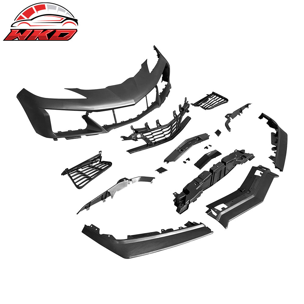 Fits 20-25 Chevy Corvette Front Bumper Cover E-RAY Style Conversion Unpainted