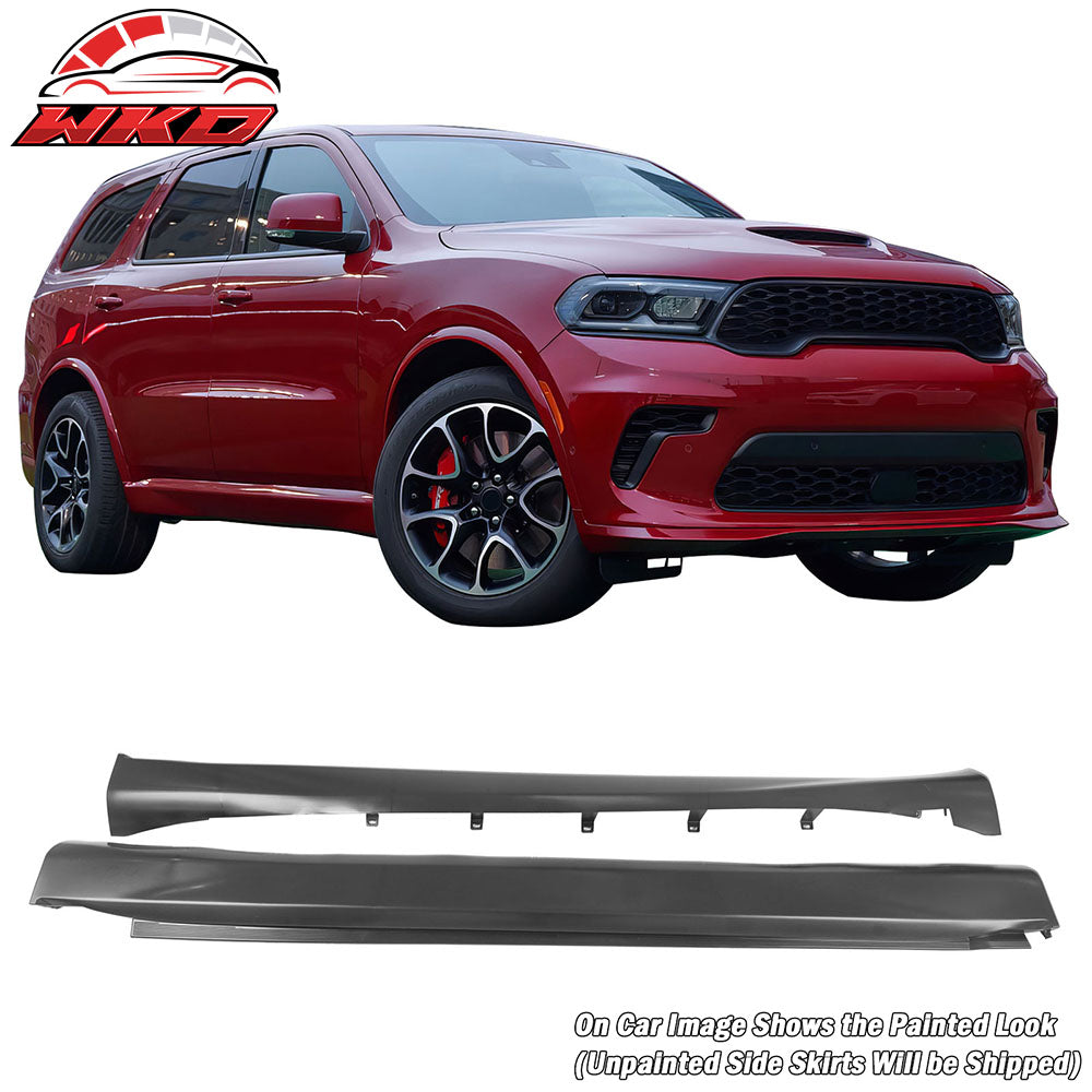 Fits 21-25 Dodge Durango Front Rear Bumper Hellcat Style Conversion V2 Diffuser