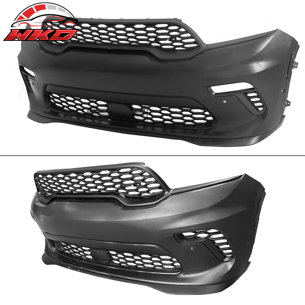 Fits 21-25 Dodge Durango Front Rear Bumper Hellcat Style Conversion V2 Diffuser