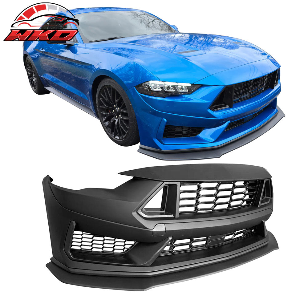 Wholesale 18-23 Ford Mustang Dark Horse HP Style Front Bumper Conversion Kit W/ Grille