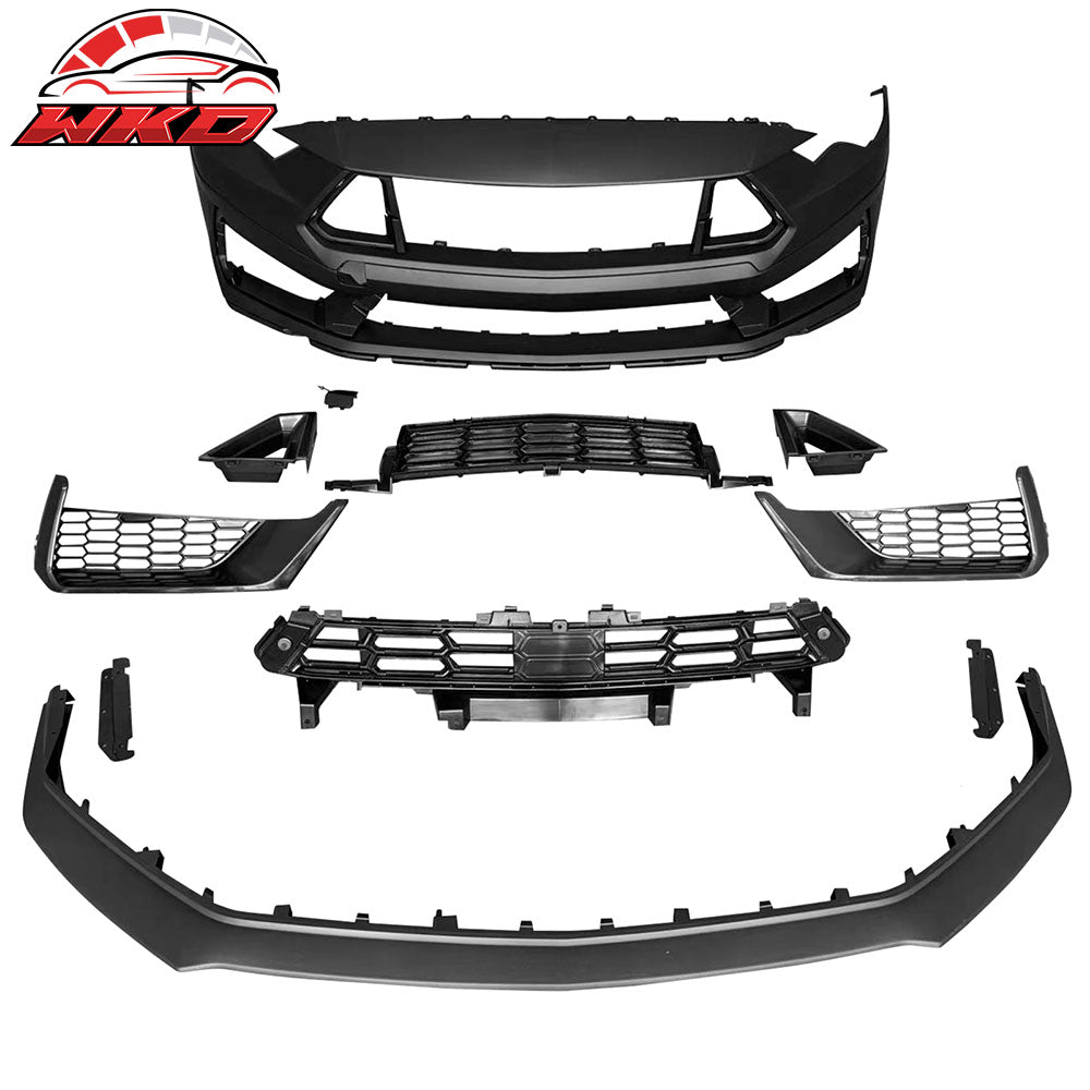 Wholesale 18-23 Ford Mustang Dark Horse HP Style Front Bumper Conversion Kit W/ Grille