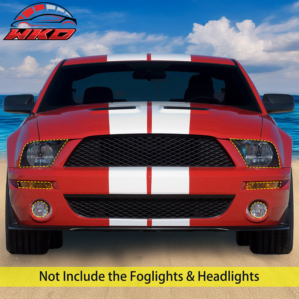 Fits 07-09 Ford Mustang Shelby GT500 OE Style Front Bumper Conversion W/ Grille