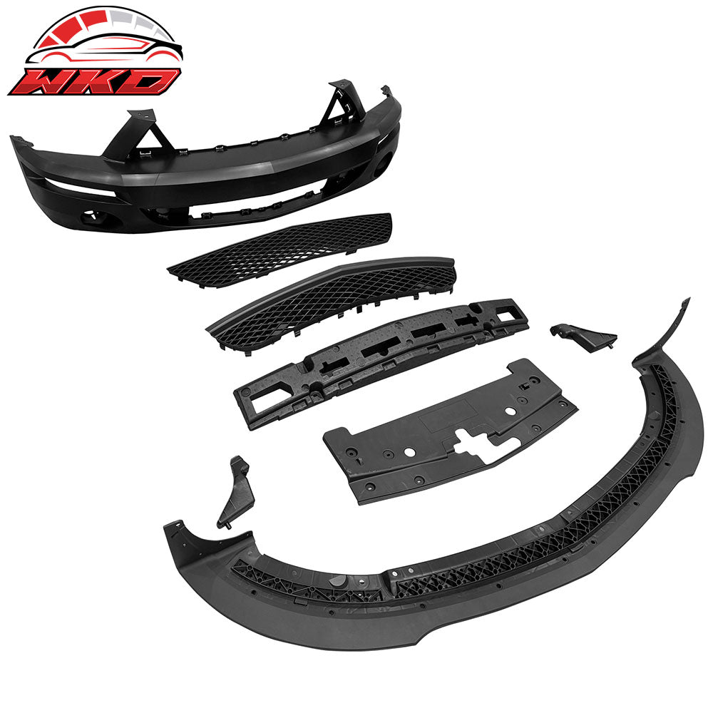 Fits 07-09 Ford Mustang Shelby GT500 OE Style Front Bumper Conversion W/ Grille