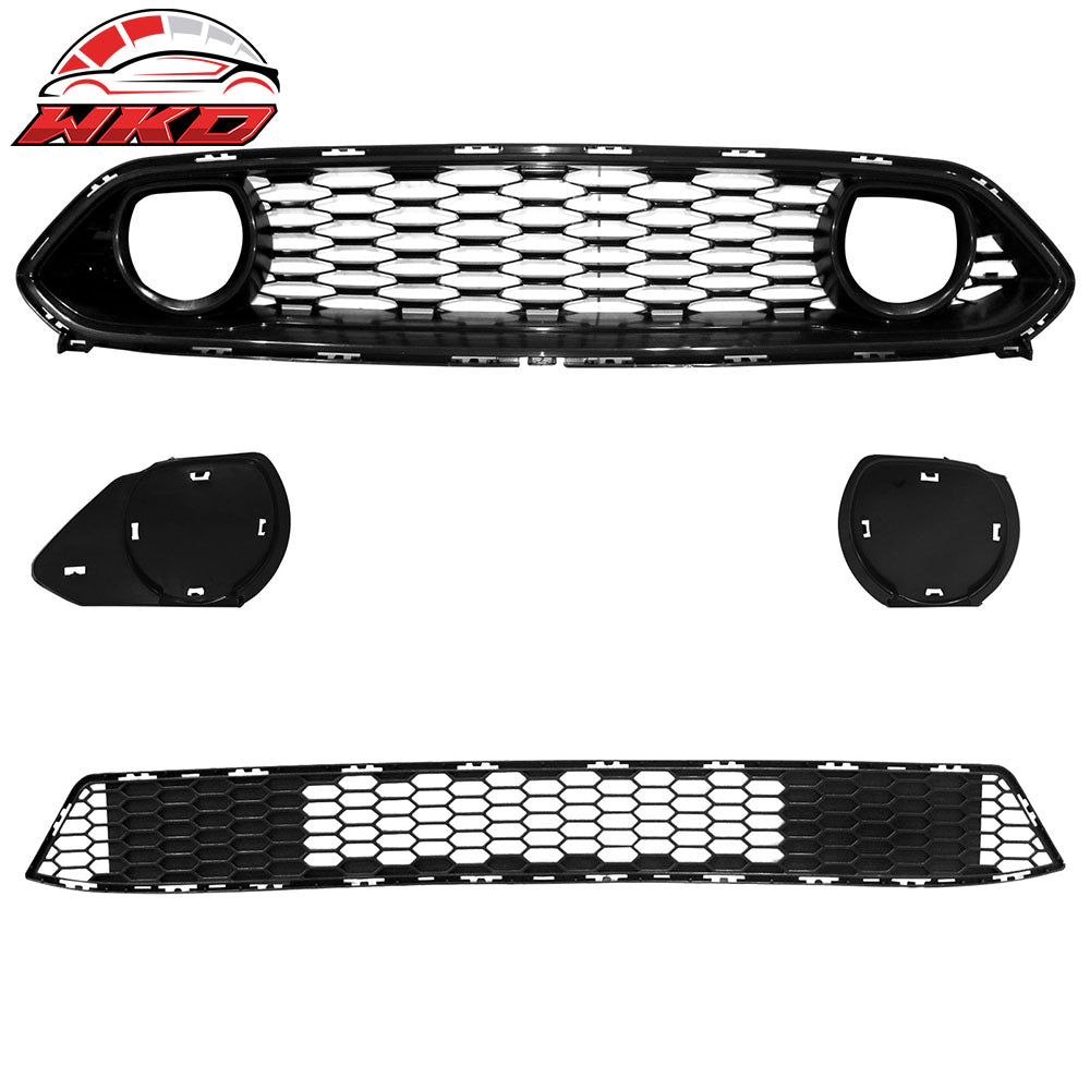 Fits 18-23 Ford Mustang Mach 1 Front Bumper Cover Conversion 2024 LED Headlights