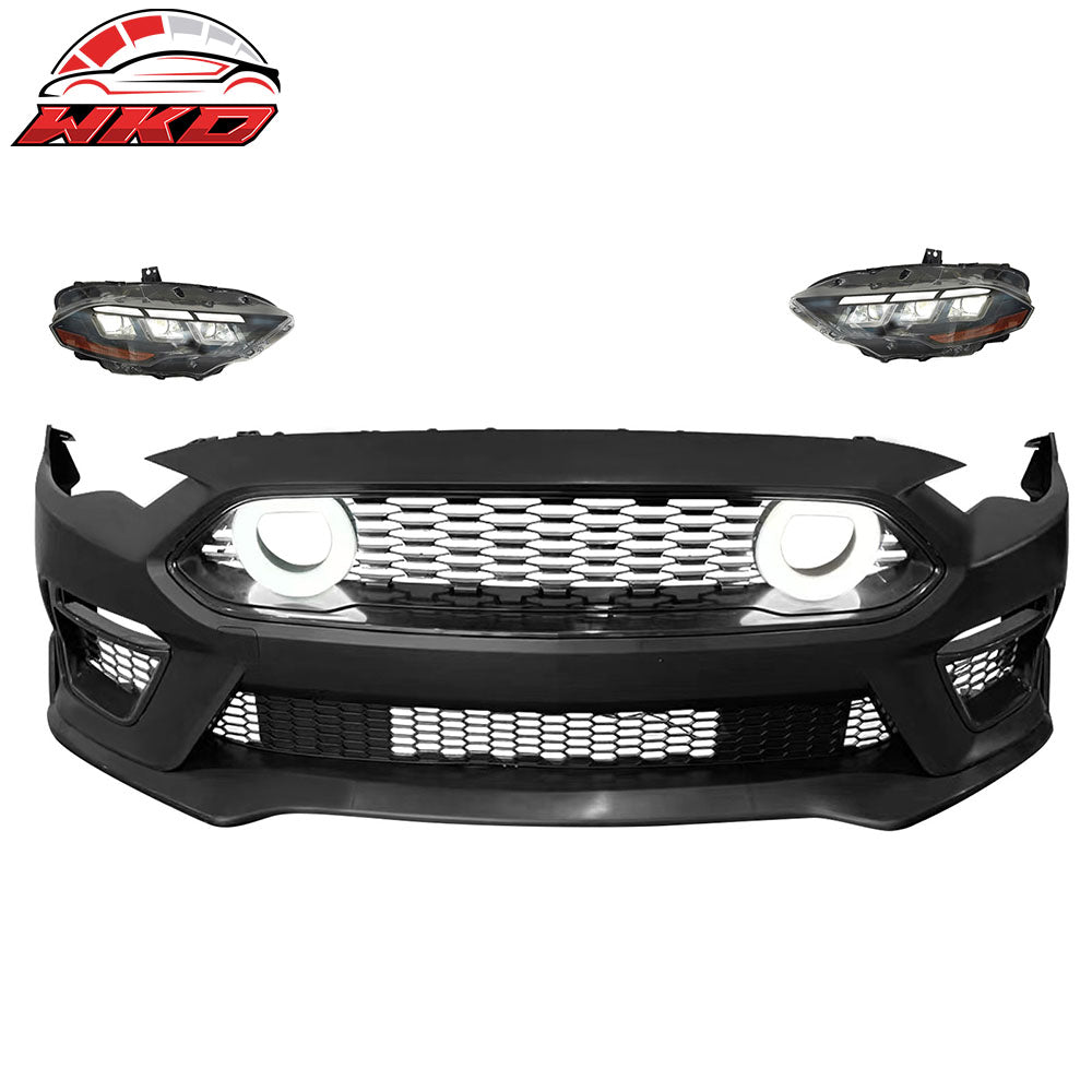 18-23 Ford Mustang Mach 1 Front Bumper Cover Conversion LED 2024 Headlights | Wholesale