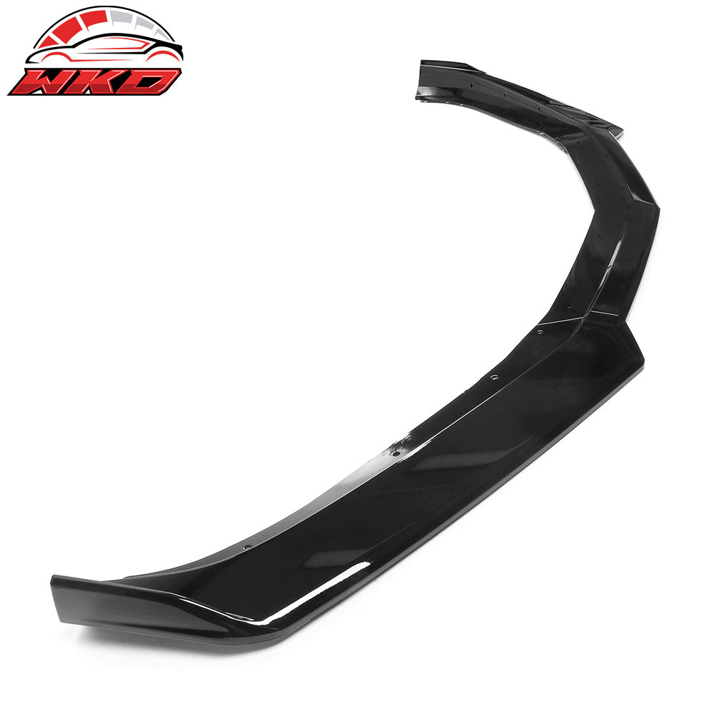 For 19-24 Camaro SS Style PP Front Bumper Cover Conversion DRL + Gloss Black Lip