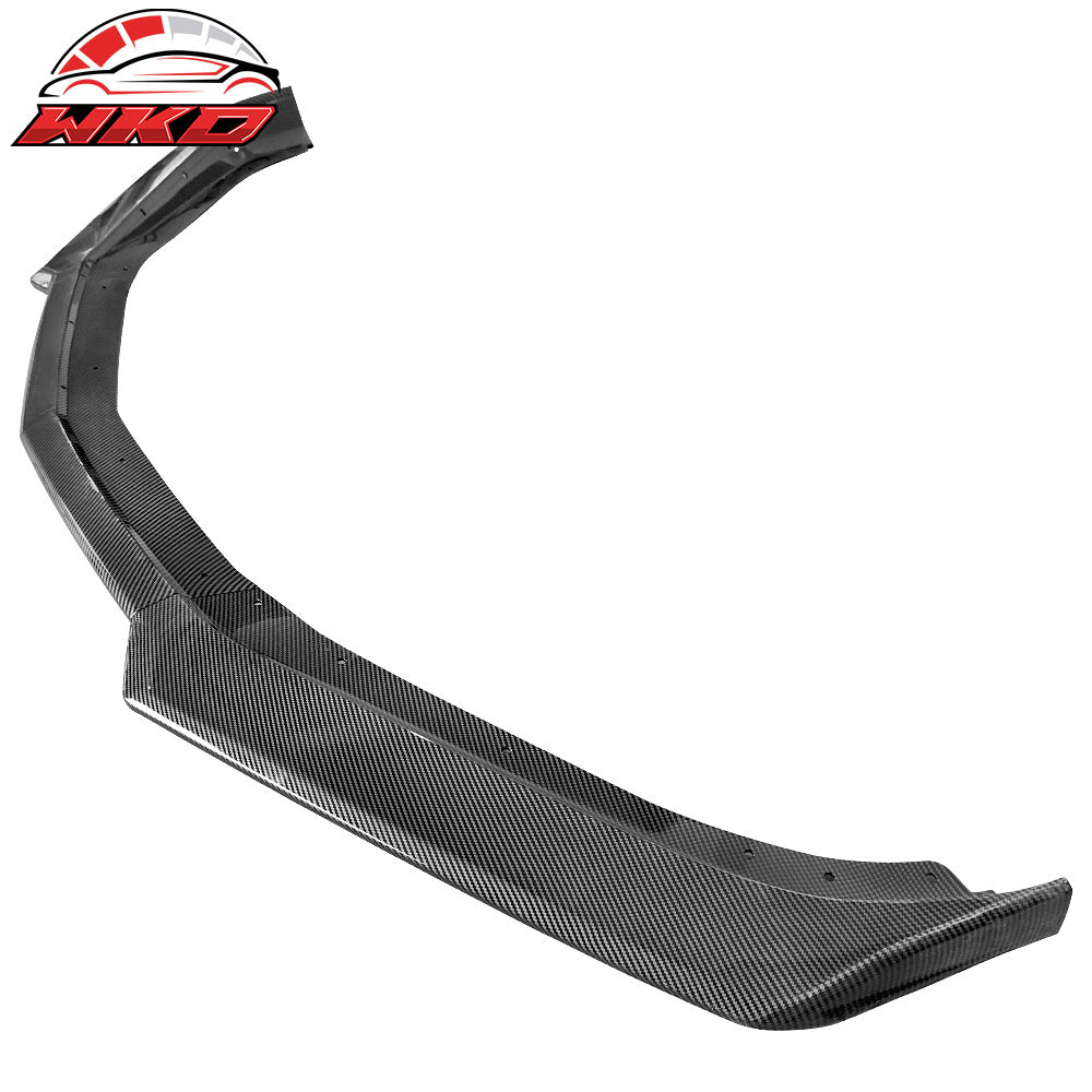 Fits 19-24 Camaro SS PP Front Bumper Cover Conversion DRL Carbon Fiber Print Lip
