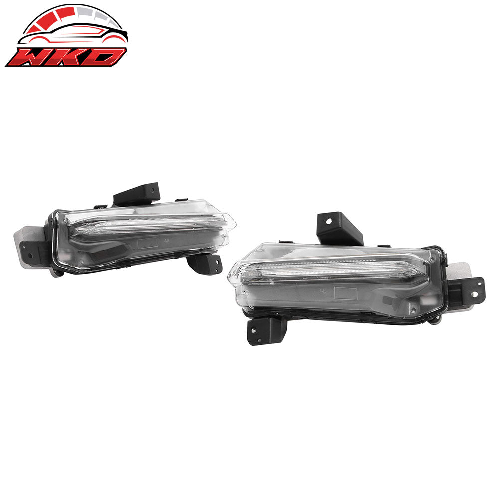Fits 19-24 Chevrolet Camaro 19 SS Style Front Bumper Cover Daytime Running Light