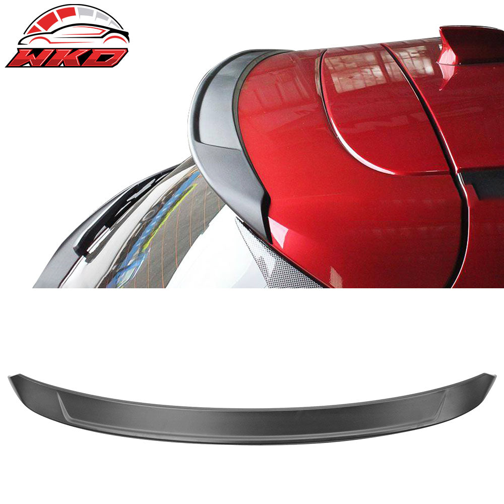 Fits 13-16 Mazda CX-5 Unpainted Black Rear Trunk Spoiler Lip Add On Wing ABS