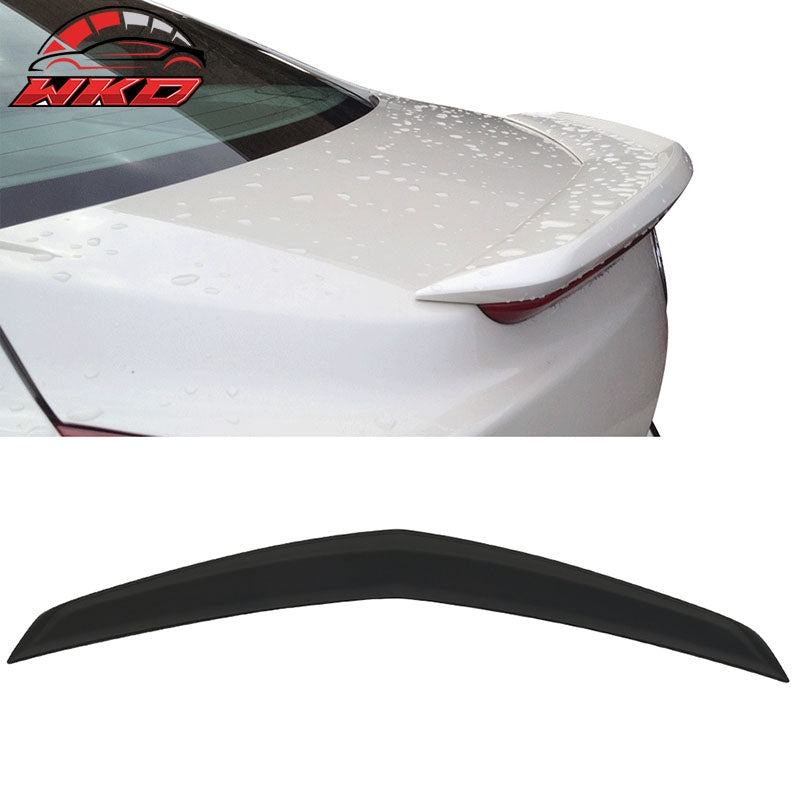 Wholesale 13-18 Cadillac ATS OE Style Rear Trunk Spoiler Wing Lip Unpainted Black ABS