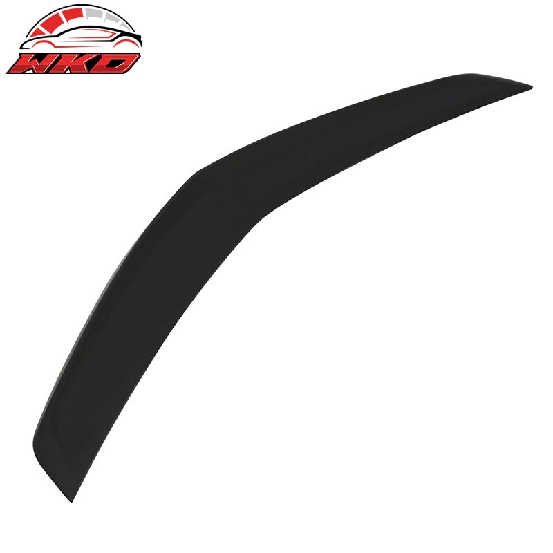 Fits 13-18 Cadillac ATS OE Style Rear Trunk Spoiler Wing Lip Unpainted Black ABS