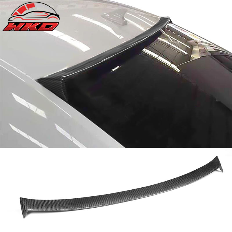 Fits 13-18 Cadillac ATS Sedan JC Style Rear Roof Spoiler Carbon Fiber