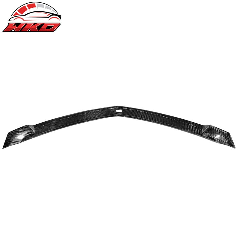 Fits 16-19 Cadillac ATS-V Sedan Only V Style Trunk Spoiler - Matte Carbon Fiber