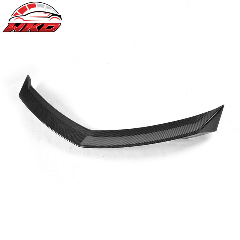 Fits 16-19 Cadillac ATS V Sedan V Style Rear Trunk Spoiler Matte Carbon Fiber